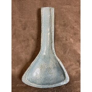 Fortunata Casa Mia Adriano Tolomei Italy Aqua Ceramic Handled Serving Platter